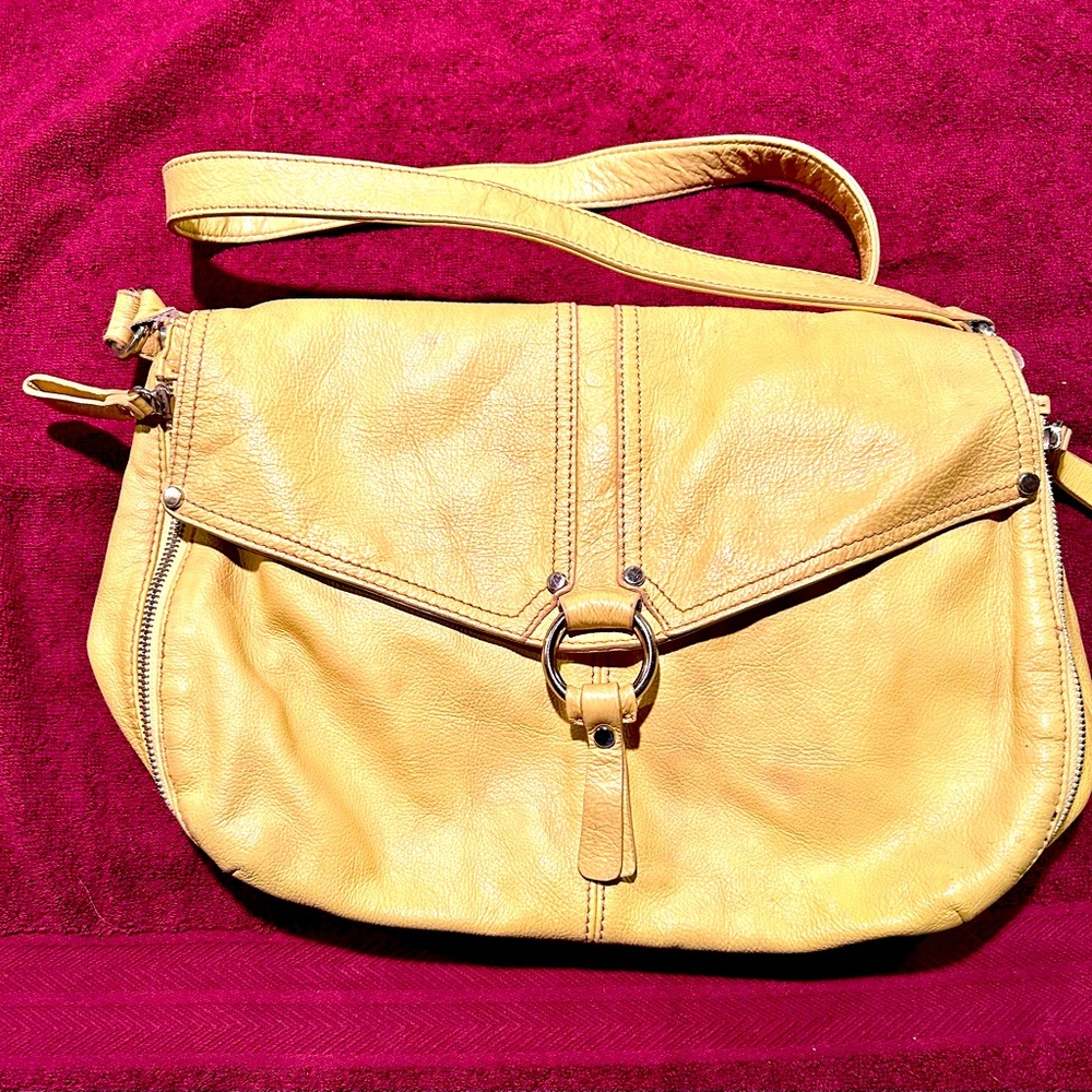 CELSIUS Genuine Leather Shoulder/Crossbody Bag